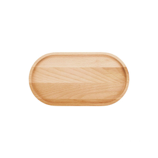 Puur Hout | Beuken Serveertray ovaal M 27 x 14,5 cm - MijnWoonplezier